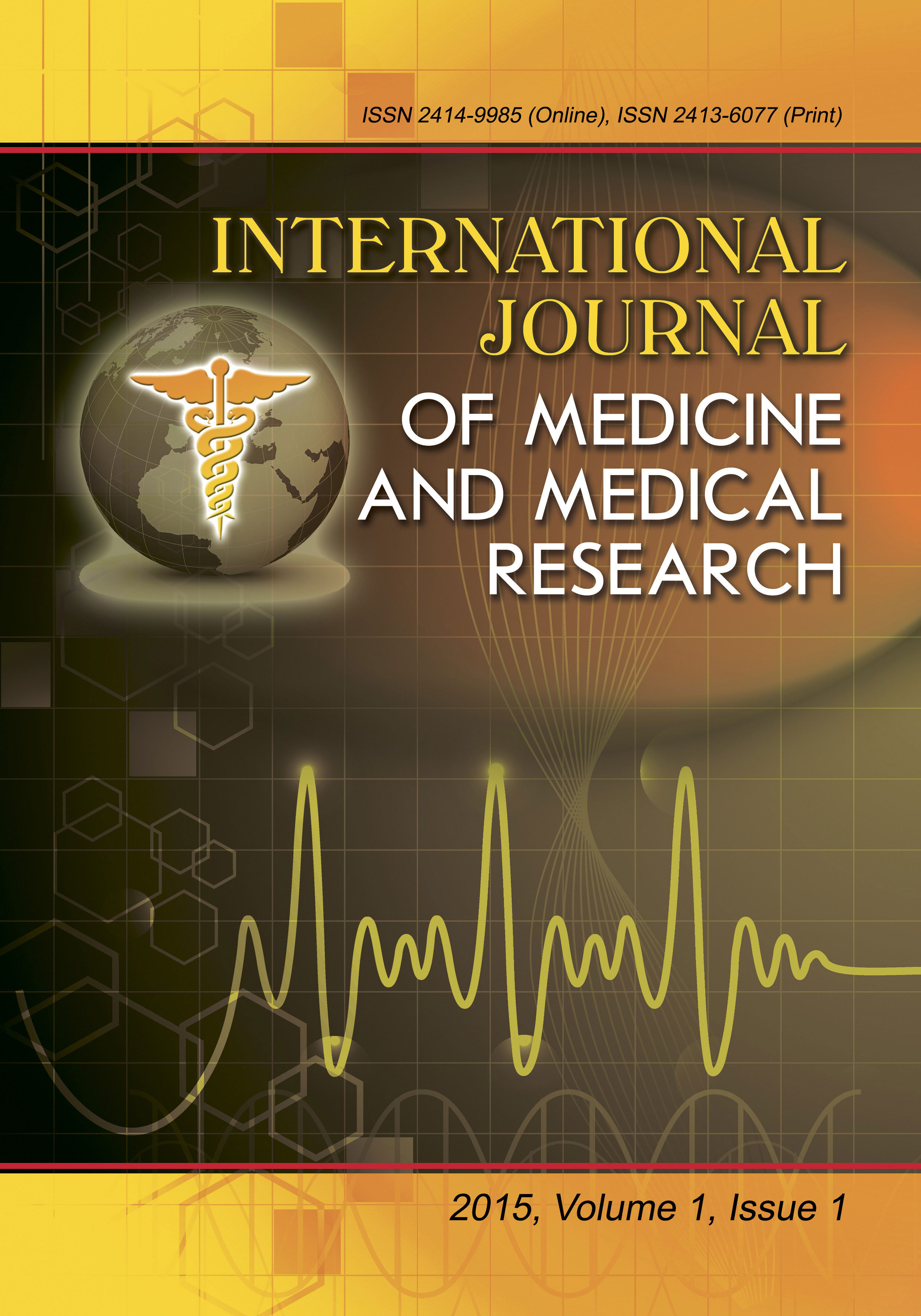 					View Vol. 1 No. 1 (2015): International Journal of Medicine and Medical Research
				